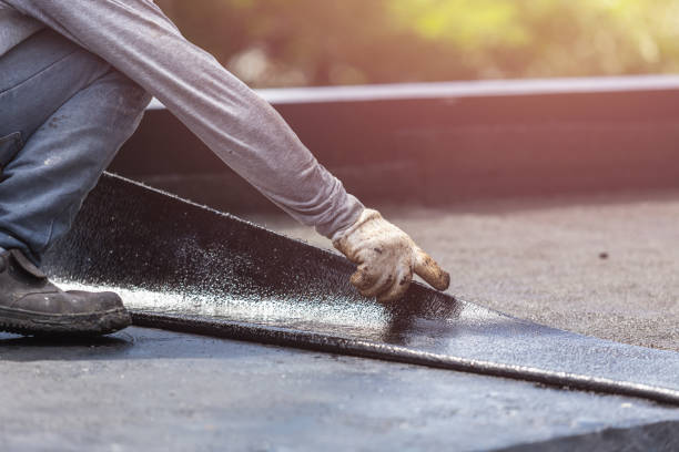 Professional Interior Drainage System technician working in Goldsmith, IN